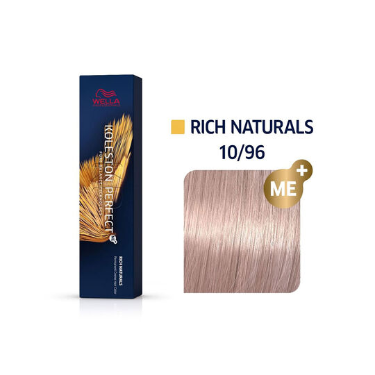 Coloration permanente Koleston Perfect Me+ 10/96 blond super clair fumé violine