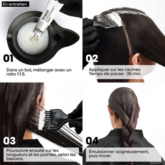Coloration cr&egrave;me de beaut&eacute; Majirel 7.44 blond cuivr&eacute; profond