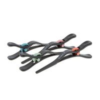 Pinces sépare-mèches non métalliques X 4,  Pinces sépare-mèches non métalliques X 4