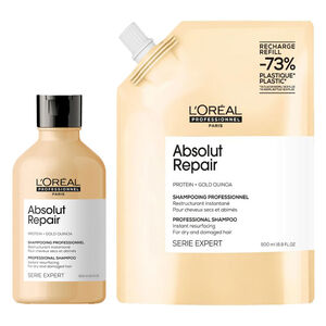 Duo recharge Absolut Repair + shampooing 300ml,  Duo recharge Absolut Repair + shampooing 300ml