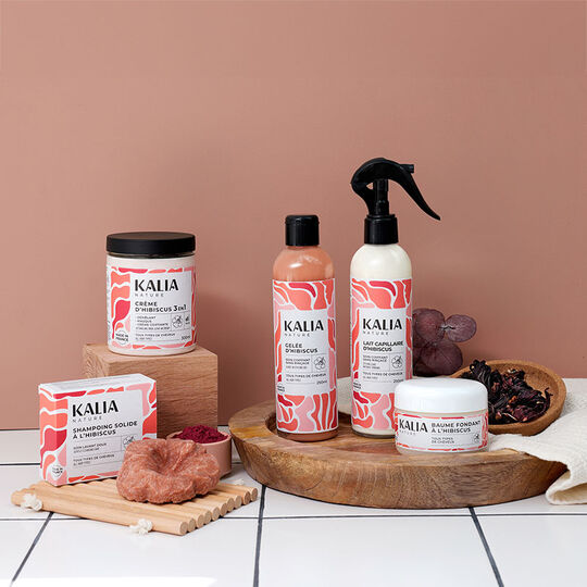 Shampooing solide cheveux texturés à l'hibiscus