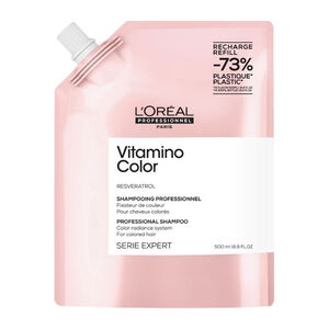 Shampooing cheveux colorés Vitamino Color recharge 500ml,  Shampooing cheveux colorés Vitamino Color recharge 500ml