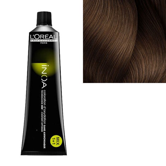 Inoa Coloration sans ammoniaque 7.23 blond iris&eacute; dor&eacute;