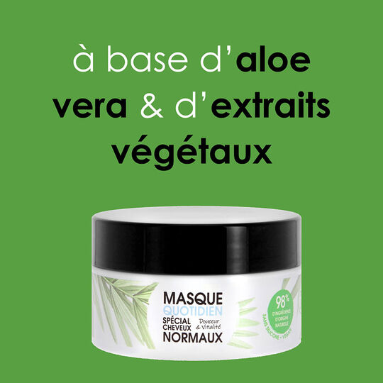 Masque quotidien cheveux normaux Gamme Nature,  Masque quotidien cheveux normaux Gamme Nature
