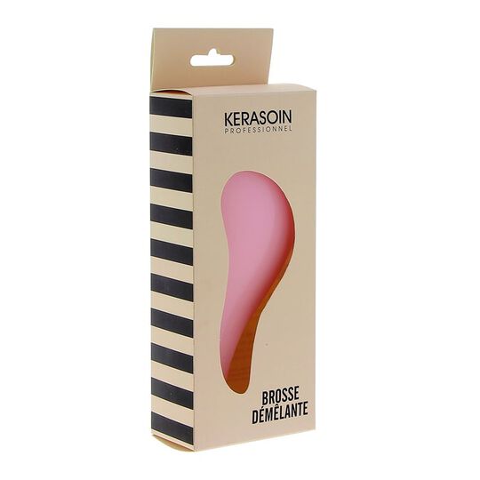 Brosse &agrave; cheveux d&eacute;m&ecirc;lante rose