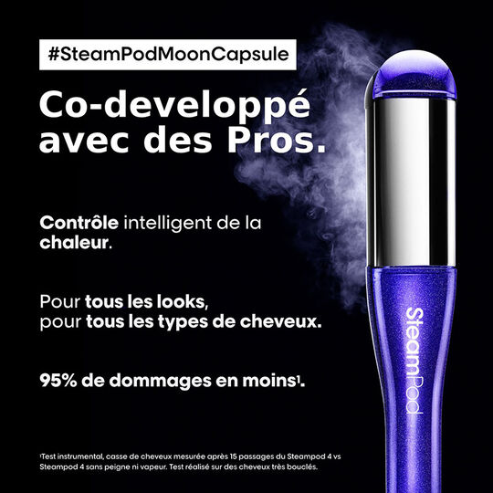 Lisseur-boucleur Vapeur SteamPod 4 en &eacute;dition limit&eacute;e Moon Capsule