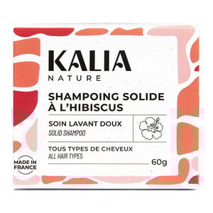 Shampooing solide cheveux texturés à l'hibiscus,  Shampooing solide cheveux texturés à l'hibiscus