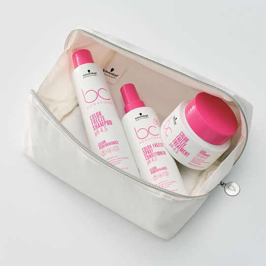 Trousse rituel cheveux colorés BC Color Freeze