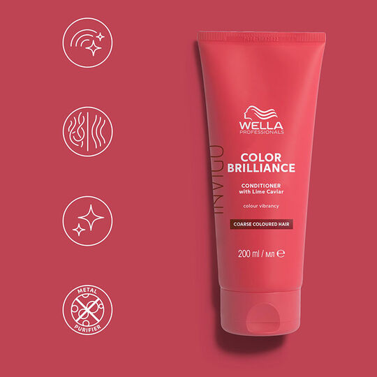Conditionneur cheveux color&eacute;s et &eacute;pais Invigo Color Brilliance 200ml
