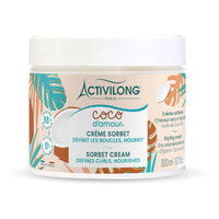 Crème sorbet cheveux secs et texturés Coco d'amour,  Crème sorbet cheveux secs et texturés Coco d'amour