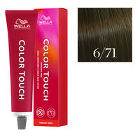 Coloration semi-permanente Color Touch 6/71 blond fonc&eacute; marron cendr&eacute;