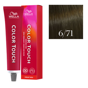 Coloration semi-permanente Color Touch 6/71 blond fonc&eacute; marron cendr&eacute;