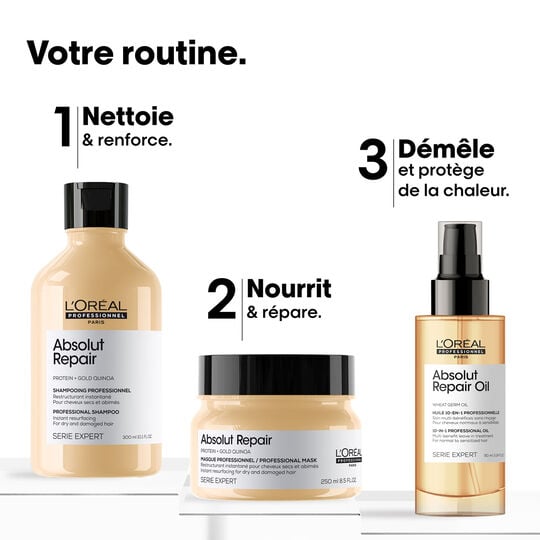 Huile 10 en 1 pour cheveux normaux à sensibilisés Absolut Repair 90 ml