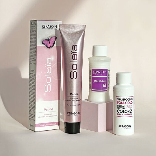 Patine Sola&iuml;a 7.12 blond cendr&eacute; iris&eacute;