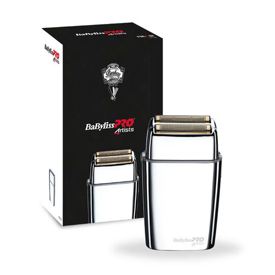 Rasoir professionnel rechargeable en m&eacute;tal FOILFX02 silver