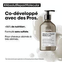Shampooing réparateur Absolut Repair Molecular 500ml,  Shampooing réparateur Absolut Repair Molecular 500ml