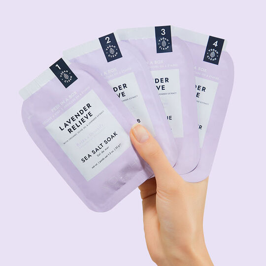 Kit p&eacute;dicure Pedi Moments lavande calmante