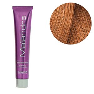 Coloration permanente Maïandra 8.34 blond clair doré cuivré,  Coloration permanente Maïandra 8.34 blond clair doré cuivré