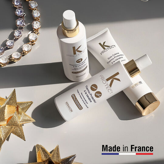 Thermo-protecteur &agrave; la k&eacute;ratine pour fer &agrave; lisser ou boucler K Protect