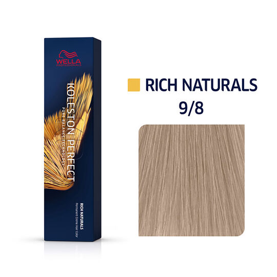 Coloration permanente Koleston Perfect Me+ 9/8 blond tr&egrave;s clair perl&eacute;