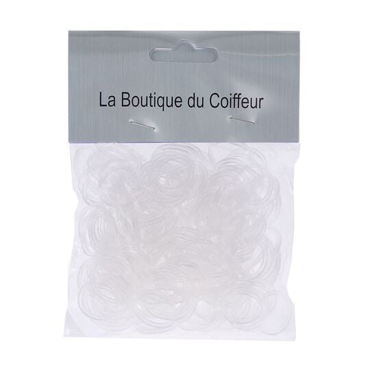 Mini élastiques caoutchouc lot de 240 transparent