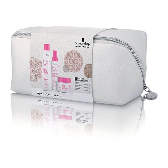Trousse rituel cheveux color&eacute;s BC Color Freeze
