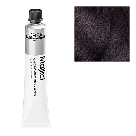 Coloration permanente Majirel Majirouge carmilane 5.20 ch&acirc;tain clair violine int