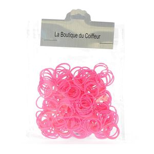 Mini élastiques caoutchouc lot de 240 rose,  Mini élastiques caoutchouc lot de 240 rose