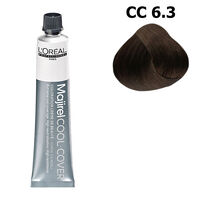 Coloration neutralisante Majirel Cool Cover 6.3 blond fonc&eacute; dor&eacute;