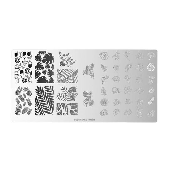 Plaque de stamping tropical punch
