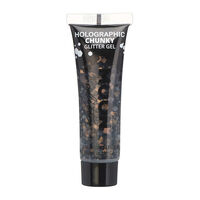 Gel holographique &agrave; grosses paillettes Moon Glitter noir