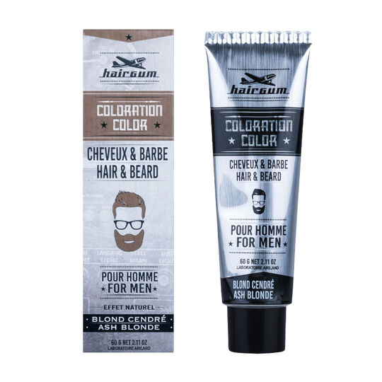 Coloration pour homme cheveux & barbe 6.1 blond cendré