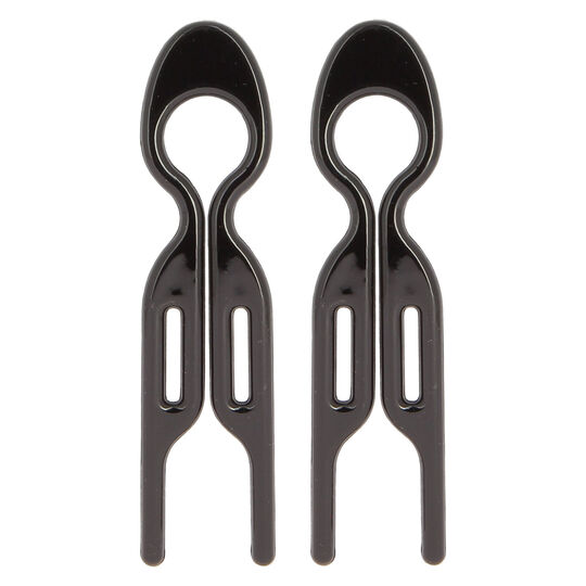 &Eacute;pingles &agrave; chignon noires
