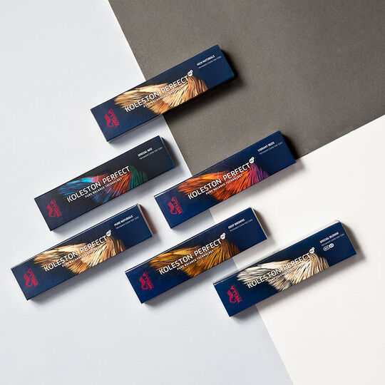 Coloration permanente Koleston Perfect Me+ 6/75 blond foncé marron acajou