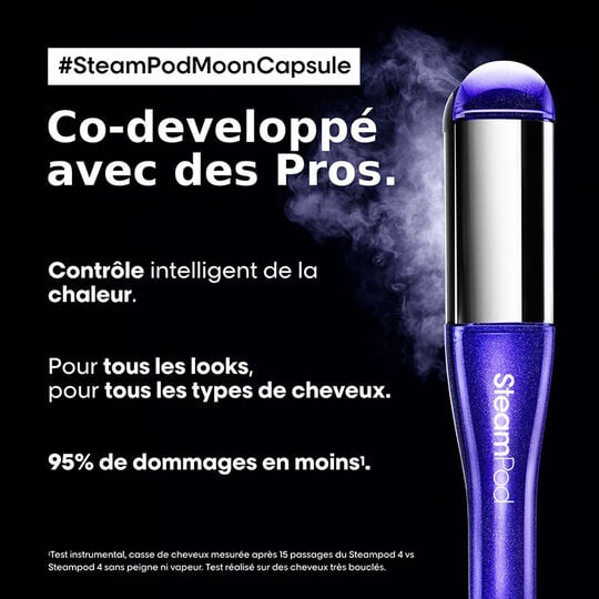 Lisseur-boucleur Vapeur SteamPod 4 en &eacute;dition limit&eacute;e Moon Capsule