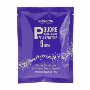 Poudre décolorante anti-casse Plex & kératine 9 tons 50gr