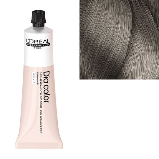 Coloration ton sur ton Dia Color 8.1 blond clair cendr&eacute;