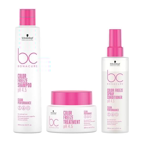 Rituel pour cheveux color&eacute;s BC Color Freeze