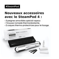 Pack lisseur boucleur SteamPod 4 et soin lissant