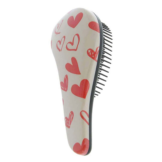 Mini brosse démélante cœurs