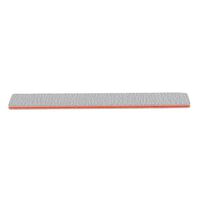 Lime rectangulaire zebra pour ongles artificiels 100/100 : Grain moyen dur