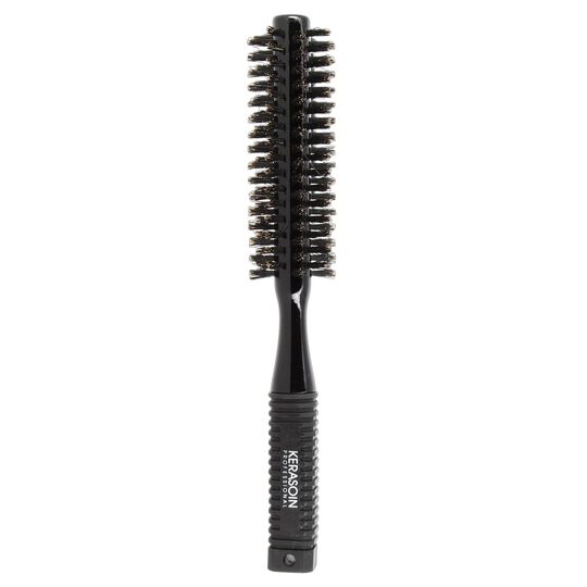 Brosse à brushing noire en poils de sanglier 33mm