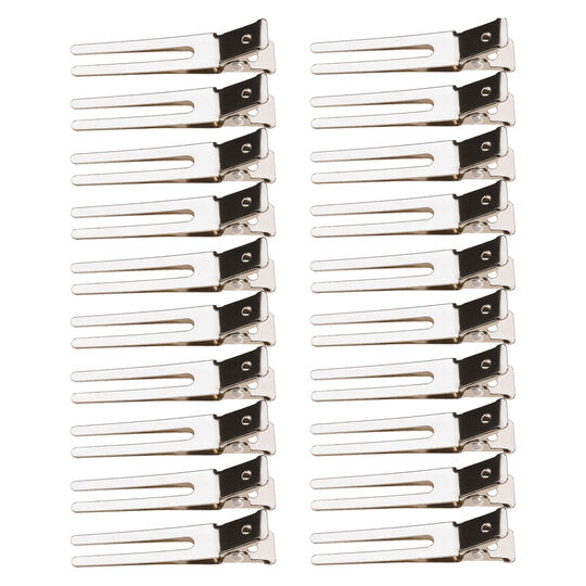 Lot de 20 pinces m&eacute;talliques