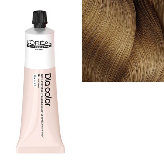 Coloration ton sur ton Dia Color 8.3 blond clair dor&eacute;