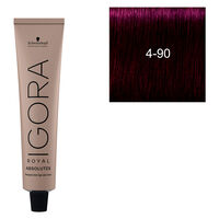 Coloration pour cheveux matures Igora Royal Absolutes 4-90