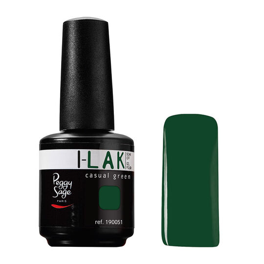 Vernis semi-permanent I-Lak 15 ml casual green