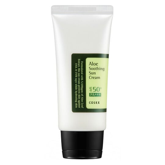 Cr&egrave;me solaire apaisante &agrave; l'alo&egrave;s 50+