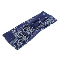 Bandeau fa&ccedil;on bandana Bleu marine