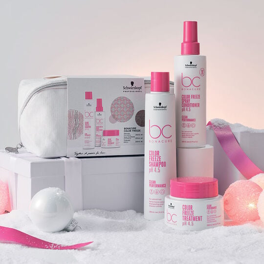 Trousse rituel cheveux color&eacute;s BC Color Freeze