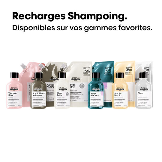 Shampooing cheveux color&eacute;s Vitamino Color recharge 500ml